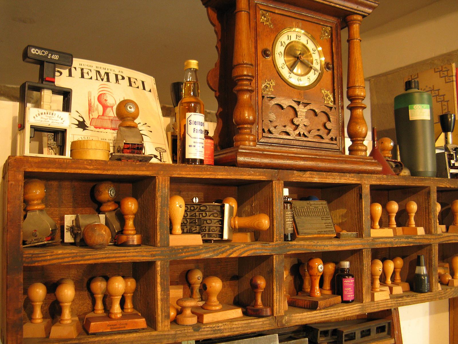 Book printing & stamp maker Collection Schloss Wildeck