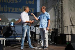 Oberbürgermeister Sigmund und Moderator Olaf Foto: Nick Bauer